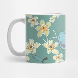 Floral fruits Mug